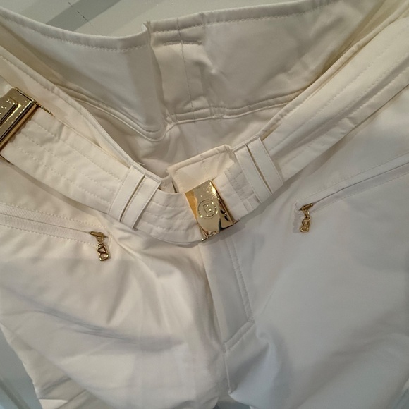 Bogner Women's Ski Pant, size 12, ivory - Picture 4 of 4